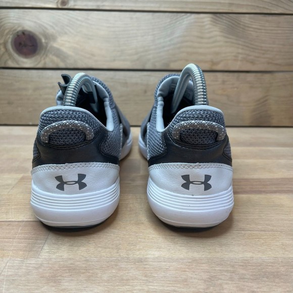 Women's Under Armour Precision X Sneaker Size 8 Gray Comfort Shoe - Picture 4 of 9